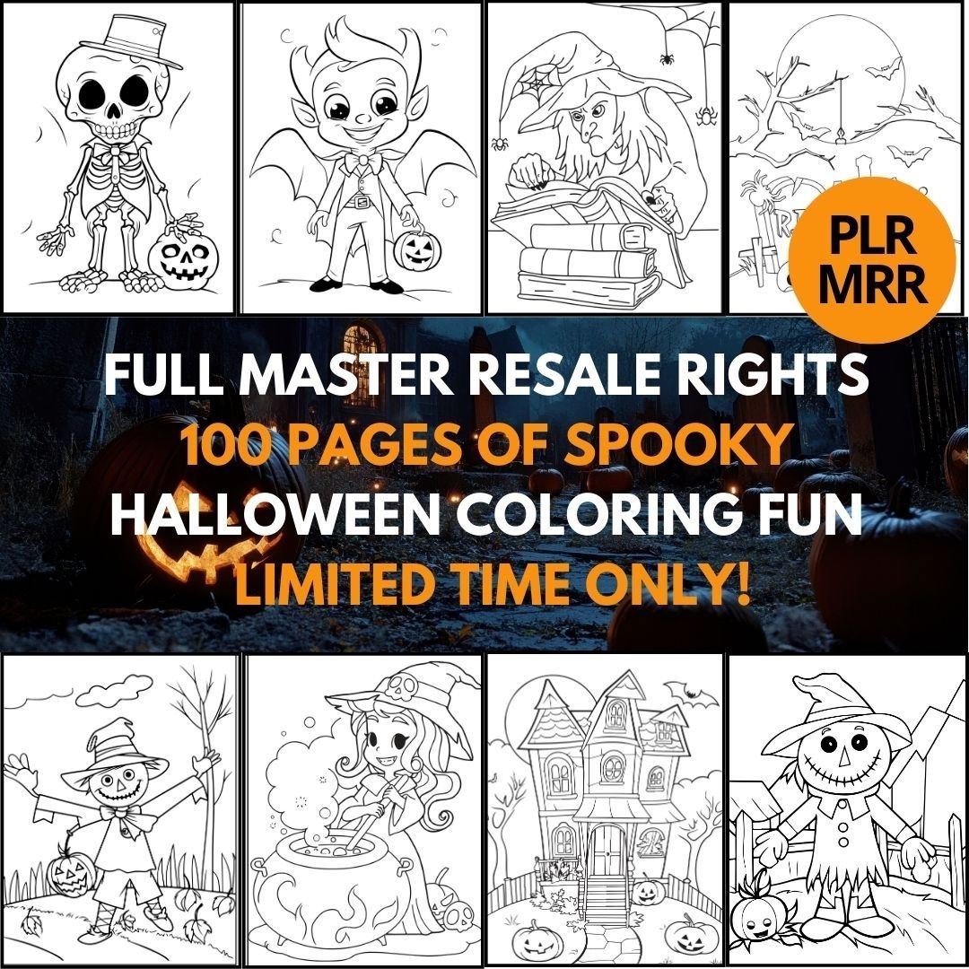 All-in-one coloring book bundle featuring 510+ pages of dinosaurs, princesses, Halloween fun, and cozy creatures