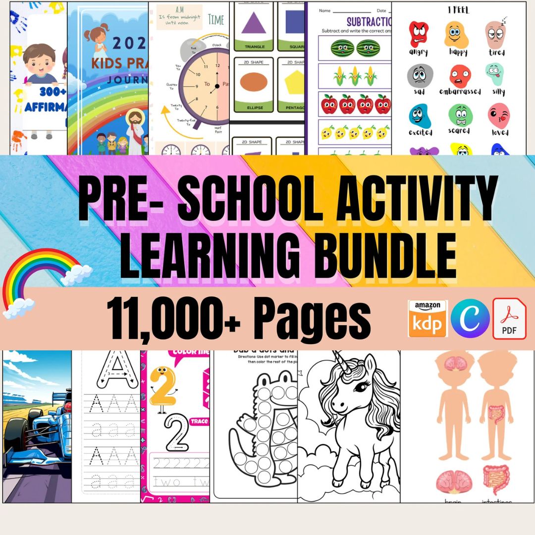 PLR - 10,000+ Preschool & Kindergarten Learning Pack