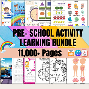 PLR - 10,000+ Preschool & Kindergarten Learning Pack