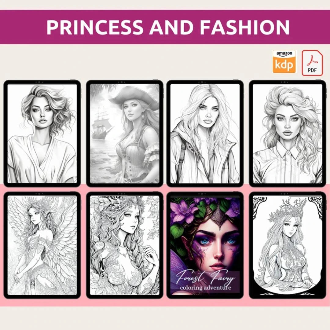 PLR Coloring Book 10,000+ Pages Bundle for KDP