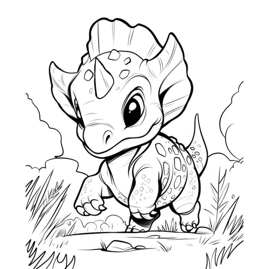 MRR - 50+ Dinosaur Coloring Pages with Full Master Resell Rights - Limited Time