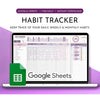 Rastreador de Hábitos – Gestiona tus Metas Diarias, Semanales y Mensuales con Google Sheets