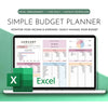 Planificador de Presupuesto Simple: Gestiona tus Ingresos y Gastos – Plantilla de Excel Editable