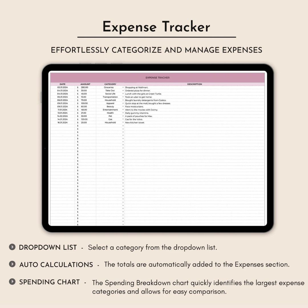 Planificador de Presupuesto Simple: Gestiona tus Ingresos y Gastos – Plantilla de Excel Editable