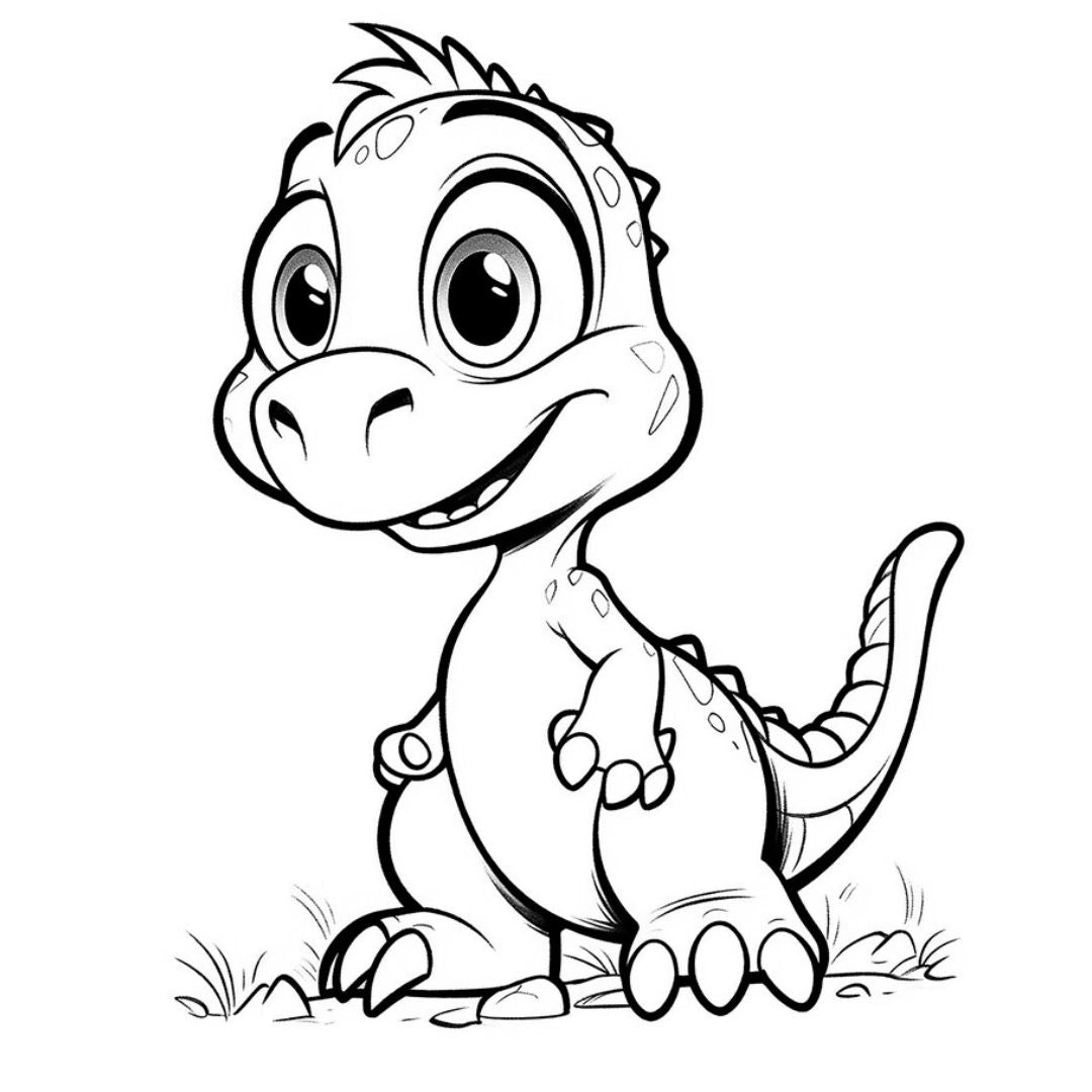 MRR - 50+ Dinosaur Coloring Pages with Full Master Resell Rights - Limited Time