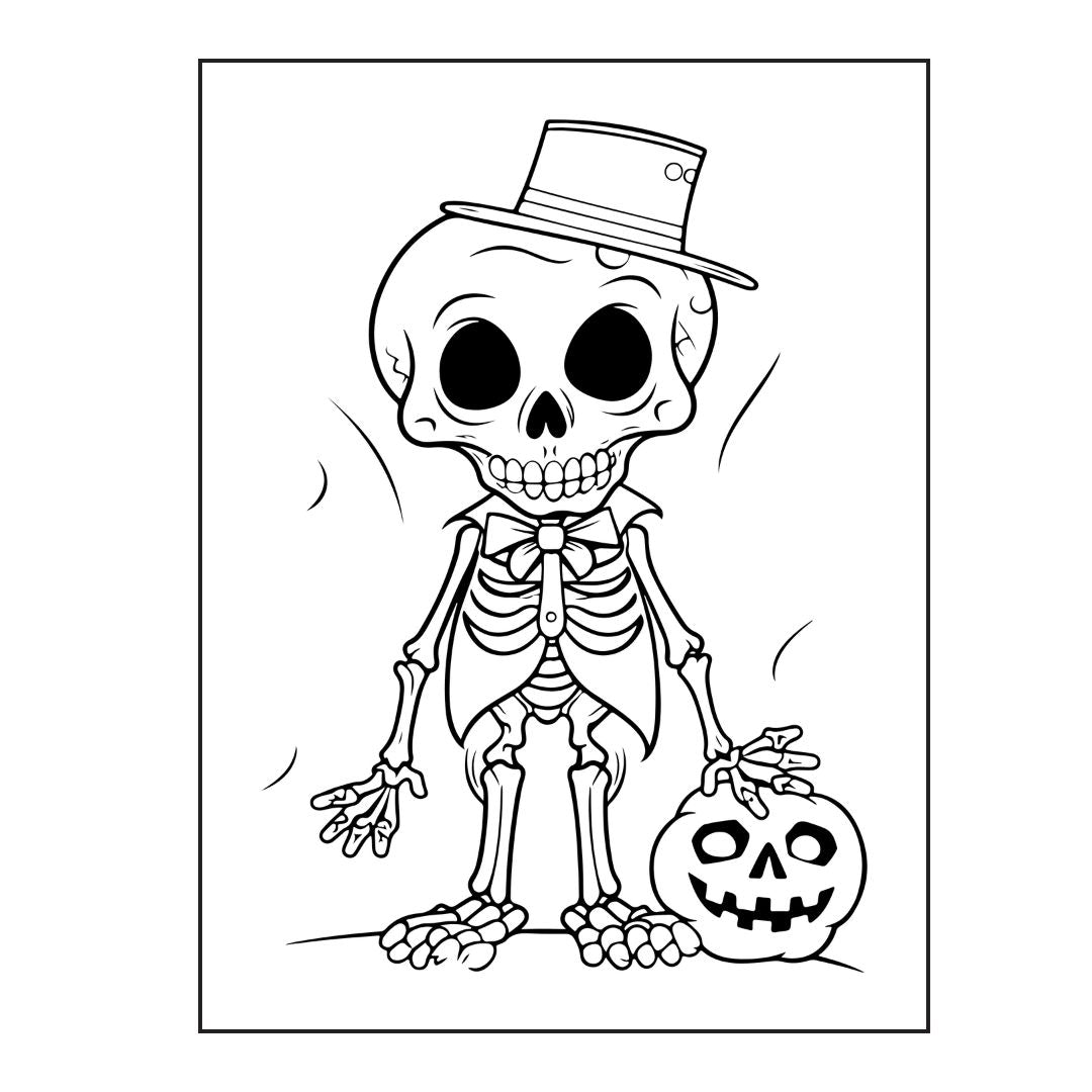 MRR - 100 Spooky Halloween Coloring Pages with Full Master Resell Rights - Limited Time