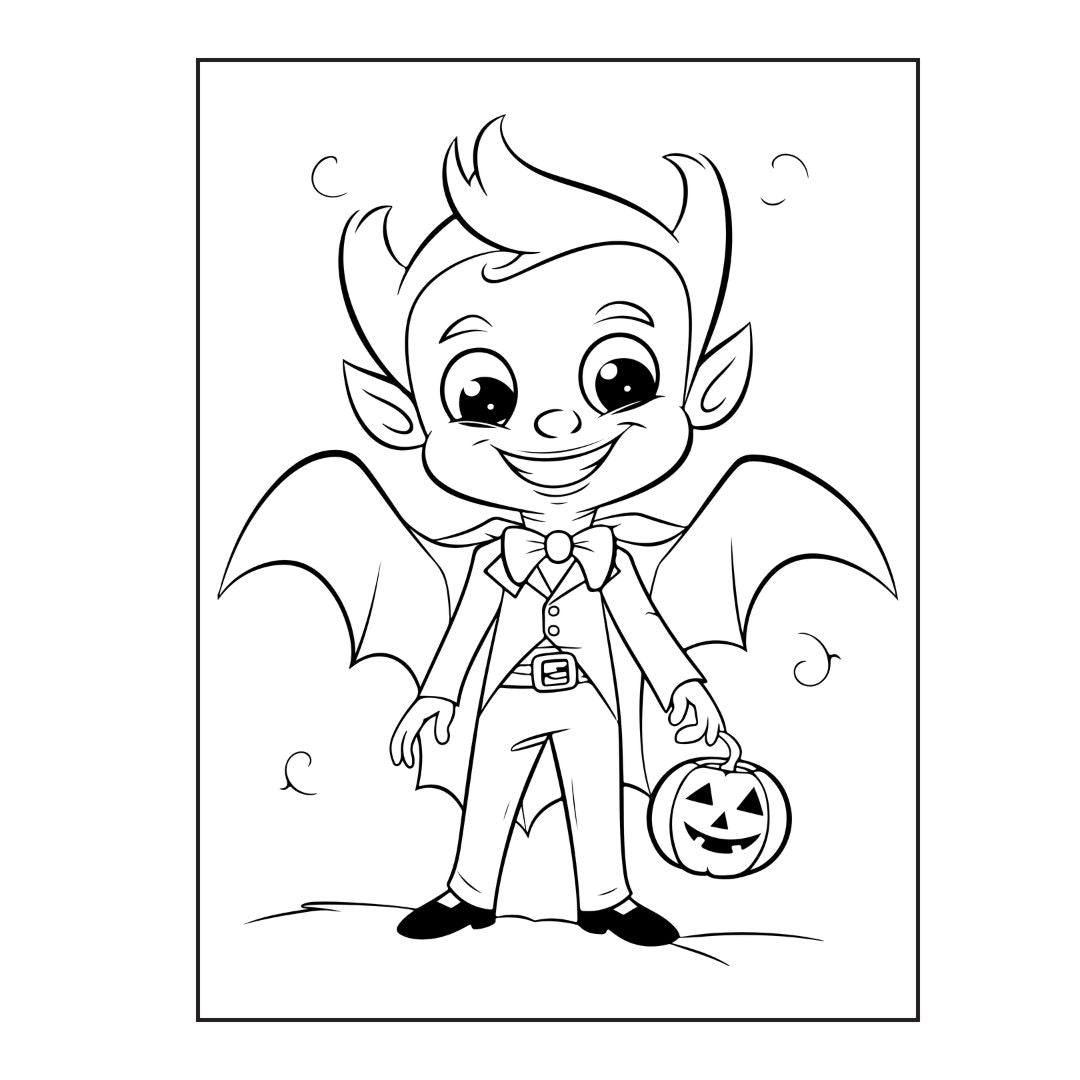 MRR - 100 Spooky Halloween Coloring Pages with Full Master Resell Rights - Limited Time