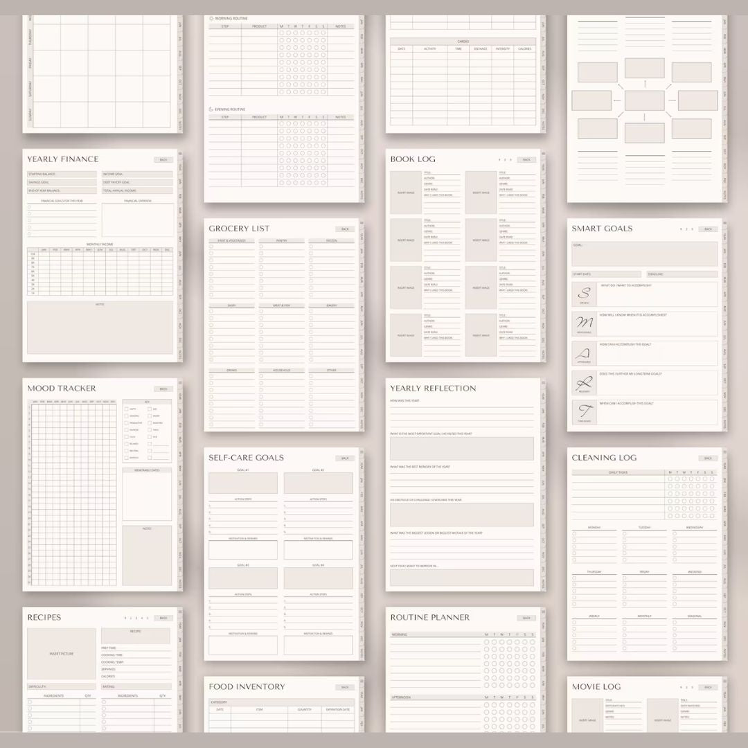Ultimate Digital Planner: GoodNotes-Compatible Daily, Weekly & Monthly Organizer
