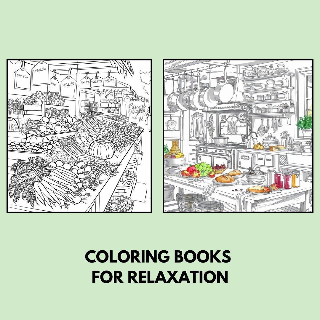 PLR Cozy Corners coloring pages with 9 adorable cozy space designs and full private label rights